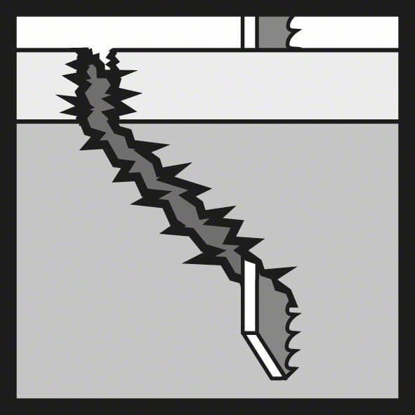 List ubodne testere T 111 C Bosch 2608637878, Basic za Drvo, 1 komad - slika 3