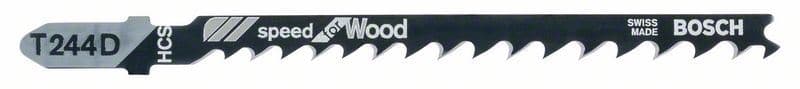 List ubodne testere T 244 D Bosch 2608637881, Speed za Drvo