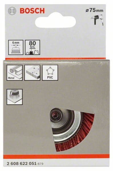 Obodna četka 75x1 mm, najlonske čekinje Bosch 2608622051, 75 mm, 1 mm - slika 2