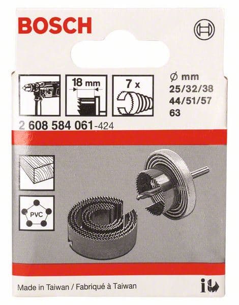 7-delni set kruna testere Bosch 2608584061, 25; 32; 38; 44; 51; 57; 63 mm - slika 2