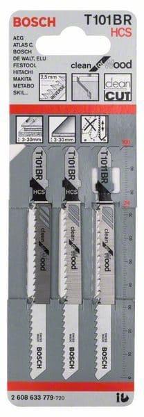 List ubodne testere T 101 BR Bosch 2608633779, Clean za Drvo - slika 2