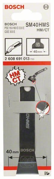 Sečivo-nož SM 40 HMS Bosch 2608691013, Širina 40 mm, ekstra oštri - slika 2