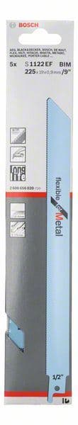 List univerzalne testere S 1122 EF Bosch 2608656020, Flexible za Metal - slika 2