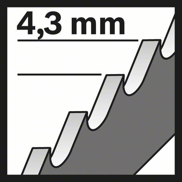 List ubodne testere T 341 HM Bosch 2608633176, Special za vlakna i gips - slika 2