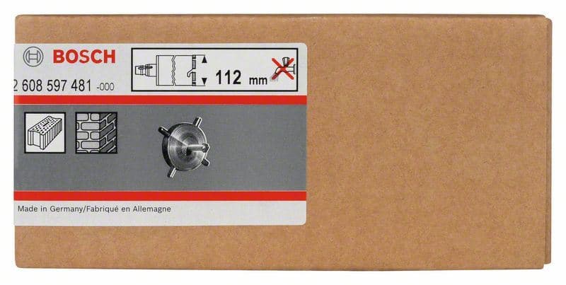 Krst za centriranje za krune za suvo bušenje i krune za upuštanje instalacionih kutija Bosch 2608597481, 112 mm - slika 2