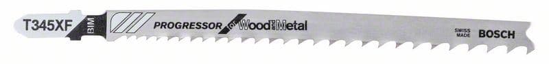 List ubodne testere T 345 XF Bosch 2608634995, Progressor za Drvo i Metal