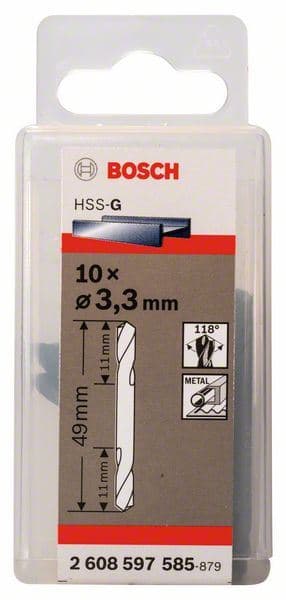 Dvostrana burgija Bosch 2608597585, 3,3 x 11 x 49 mm