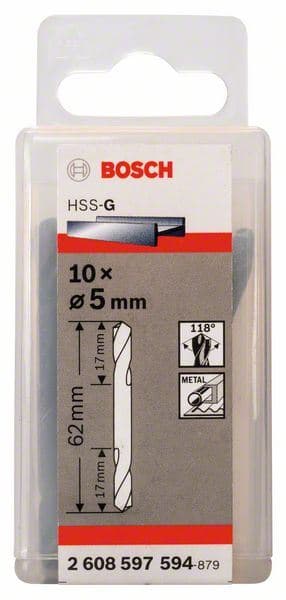 Dvostrana burgija Bosch 2608597594, 5 x 17 x 62 mm