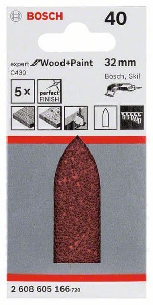 Brusni list C430, pakovanje od 5 komada Bosch 2608605166, 32 mm, 40 - slika 2