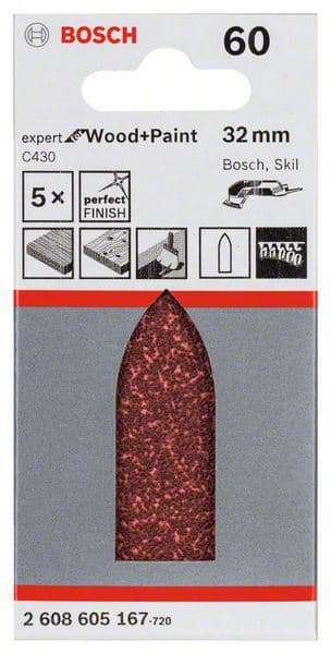 Brusni list C430, pakovanje od 5 komada Bosch 2608605167, 32 mm, 60 - slika 2