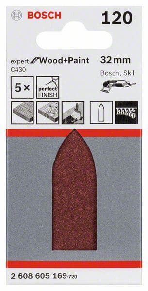 Brusni list C430, pakovanje od 5 komada Bosch 2608605169, 32 mm, 120 - slika 2