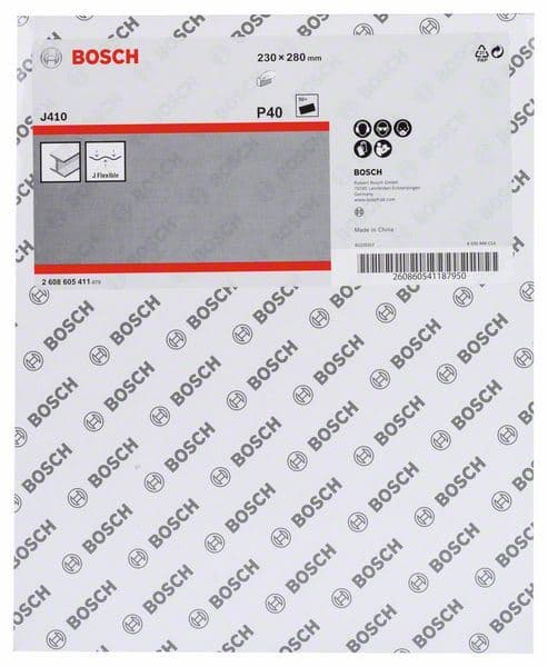 Brusni list J410 Bosch 2608605411, 230 x 280 mm, 40 - slika 2