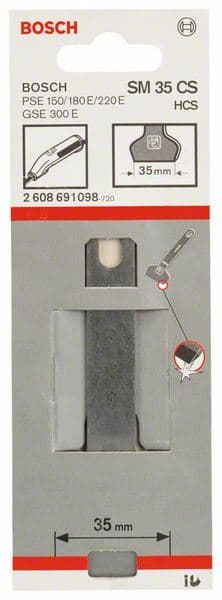 Sečivo-nož SM 35 CS Bosch 2608691098, Širina 35 mm - slika 2