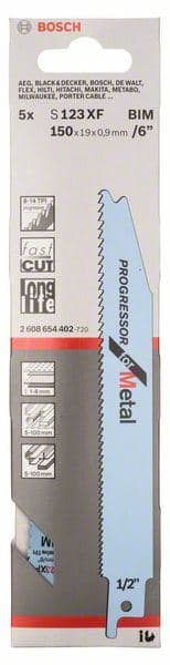 List univerzalne testere S 123 XF Bosch 2608654402, Progressor za Metal - slika 2