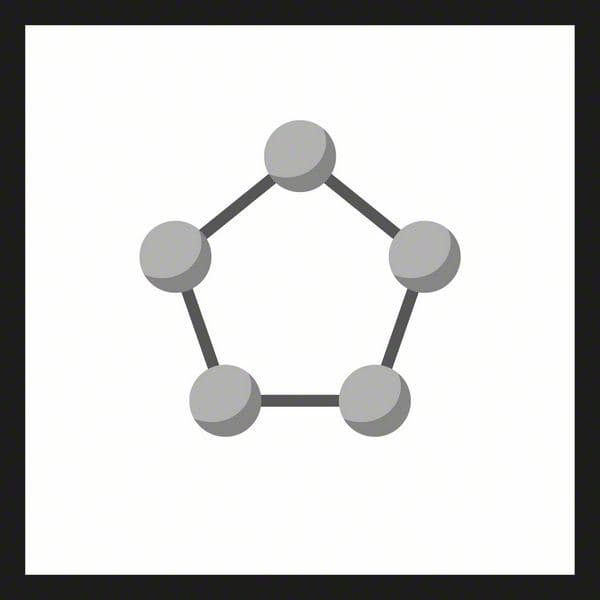 10-delni set brusnih listova F355 Bosch 2608606756, 125 mm, 80 - slika 4