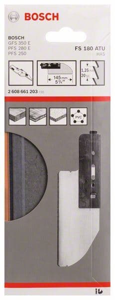 List testere za razdvajanje FS 180 ATU Bosch 2608661203, HAS, 145 mm, 1,25 mm - slika 2