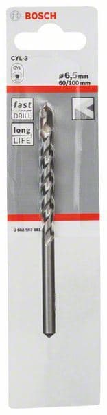 Burgija za beton CYL-3 Bosch 2608597661, 6,5 x 60 x 100 mm, d 5,5 mm