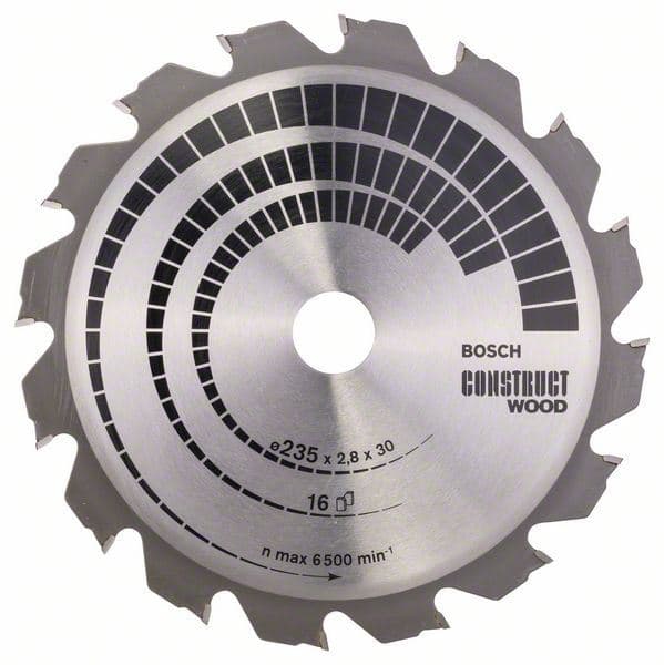 List kružne testere Construct Wood Bosch 2608640636, 235 x 30/25 x 2,8 mm; 16 - slika 2