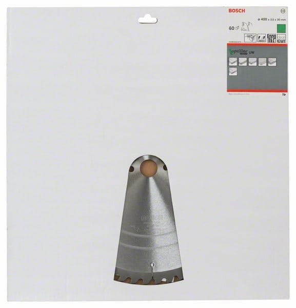 List kružne testere Optiline Wood Bosch 2608640675, 400 x 30 x 3,5 mm, 60