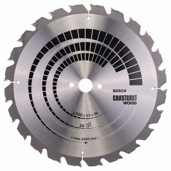 List kružne testere Construct Wood 350 x 30 x 3,5 mm; 24 Bosch 2608640692, 350 x 30 x 3,5 mm; 24 - slika 2