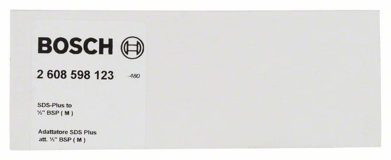 Adapter za dijamantske krune za bušenje Bosch 2608598123, SDS plus, G 1/2" - slika 2