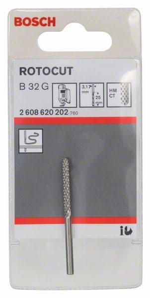 Rotocut rezni bit B 32 G Bosch 2608620202, 3,17 mm, L 25 mm, G 50 mm - slika 2