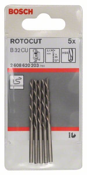 Rotocut rezni bit B 32 CU Bosch 2608620203, 3,17 mm, L 35 mm, G 70 mm - slika 2