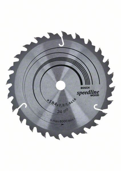 List kružne testere Speedline Wood 184 x 16 x 2,2 mm, 24 Bosch 2608640795, 184 x 16 x 2,2 mm, 24 - slika 2