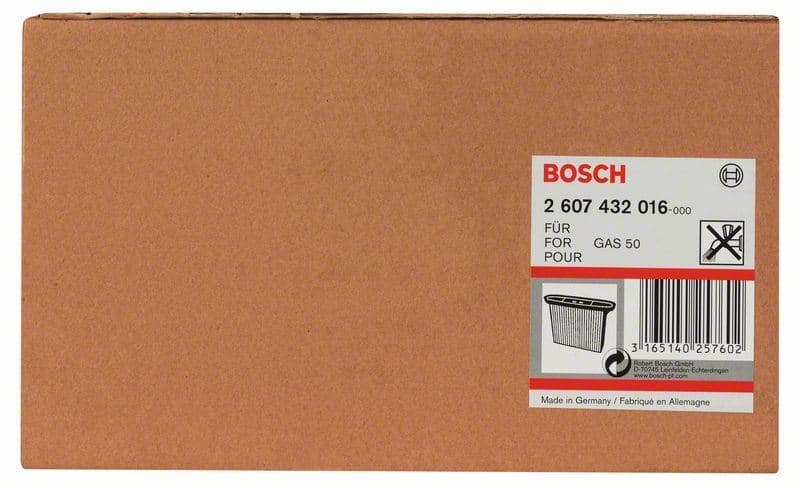 Naborani filter od celuloze Bosch 2607432016, 8600 cm², 257 x 69 x 187 mm - slika 2