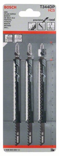 List ubodne testere T 344 DP Bosch 2608633A32, Precision za Drvo - slika 2
