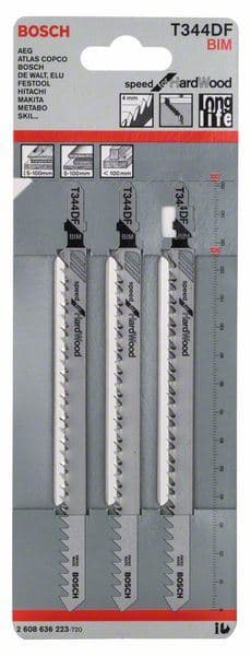 List ubodne testere T 344 DF Bosch 2608636223, Speed za tvrdo Drvo - slika 2