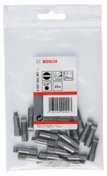 Bit odvrtača ekstra-tvrdi Bosch 2607001467, S 1,2x6,5, 25 mm - slika 2