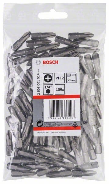 Bit odvrtača ekstra-tvrdi Bosch 2607001514, PH 2, 25 mm - slika 2