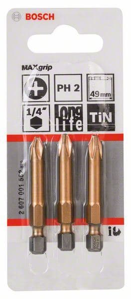 Bit odvrtača Max Grip Bosch 2607001552, PH 2, 49 mm - slika 2
