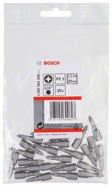 Bit odvrtača ekstra-tvrdi Bosch 2607001556, PZ 1, 25 mm - slika 2