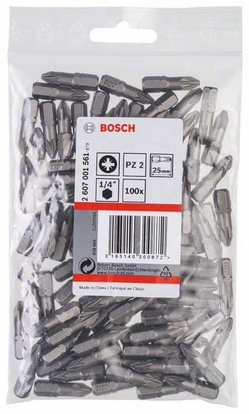 Bit odvrtača ekstra-tvrdi Bosch 2607001561, PZ 2, 25 mm - slika 2