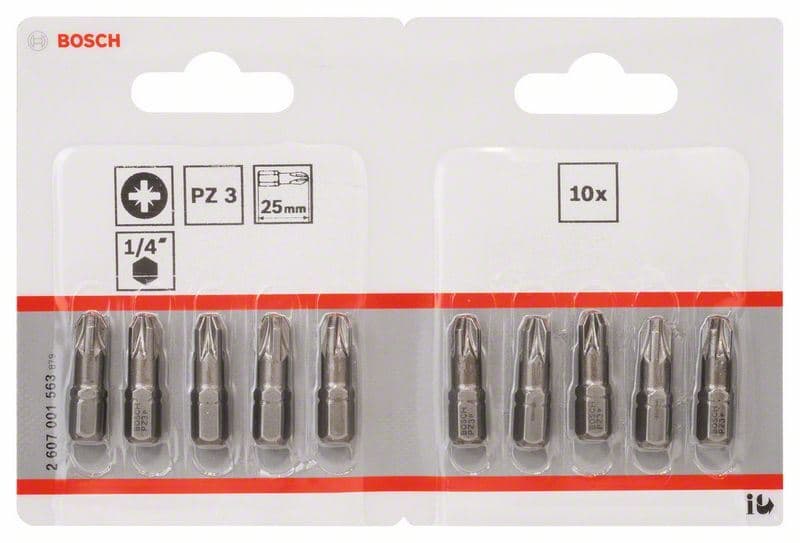 Bit odvrtača ekstra-tvrdi Bosch 2607001563, PZ 3, 25 mm - slika 2