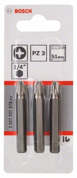 Bit odvrtača ekstra-tvrdi Bosch 2607001573, PZ 3, 51 mm - slika 2