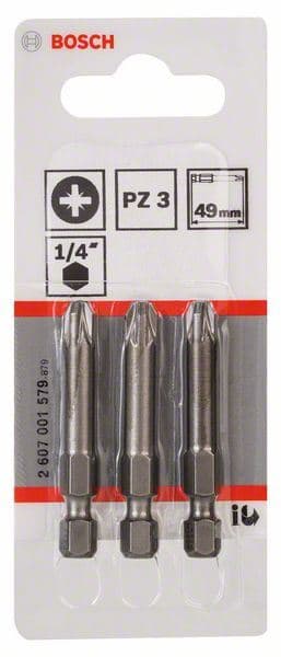Bit odvrtača ekstra-tvrdi Bosch 2607001579, PZ 3, 49 mm - slika 2