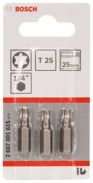 Bit odvrtača ekstra-tvrdi Bosch 2607001615, T25, 25 mm - slika 2