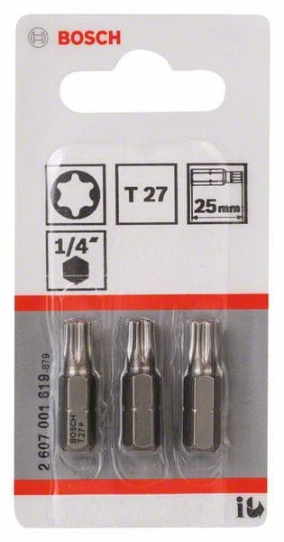 Bit odvrtača ekstra-tvrdi Bosch 2607001619, T27, 25 mm - slika 2