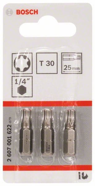 Bit odvrtača ekstra-tvrdi Bosch 2607001622, T30, 25 mm - slika 2