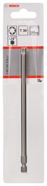 Bit odvrtača ekstra-tvrdi Bosch 2607001674, T30, 152 mm - slika 2
