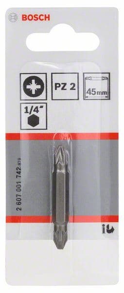 Dvostrani nastavak Bosch 2607001742, PZ2; PZ2; 45 mm - slika 2