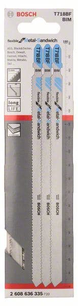 List ubodne testere T 718 BF Bosch 2608636335, Metal-Siwich - slika 2