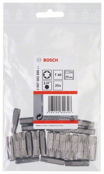 Bit odvrtača ekstra-tvrdi Bosch 2607002500, T40, 25 mm - slika 2