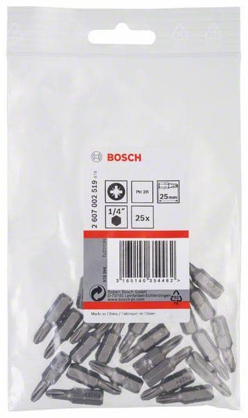 Bit odvrtača ekstra-tvrdi redukovani Bosch 2607002519, PH2R, 25 mm - slika 2