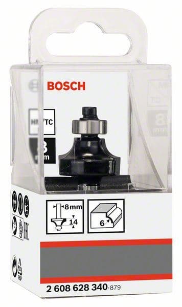 Glodala za zaobljavanje Bosch 2608628340, 8 mm, R1 6 mm, L 13,2 mm, G 53 mm - slika 2