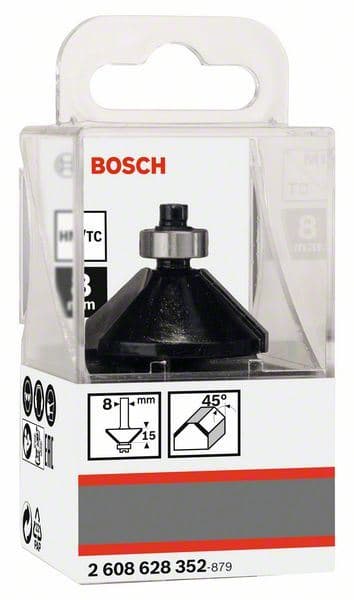Glodalo za skošavanje ivica Bosch 2608628352, 8 mm, B 11 mm, L 15 mm, G 56 mm, 45° - slika 2