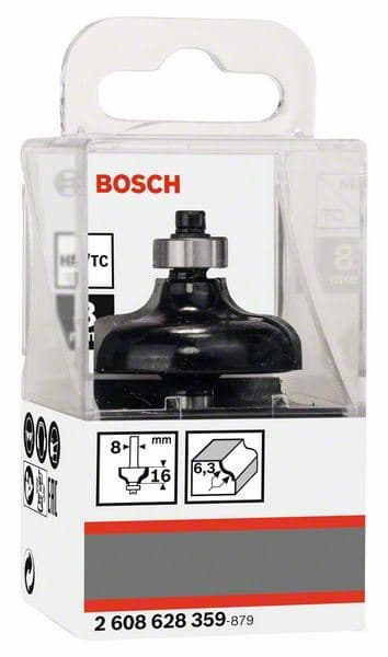 Profilno glodalo G Bosch 2608628359, 8 mm, R1 6,35 mm, D 38 mm, L 15,7 mm, G 57 mm - slika 2